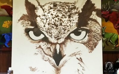 Owl painting step-by-step. See how to paint your own…